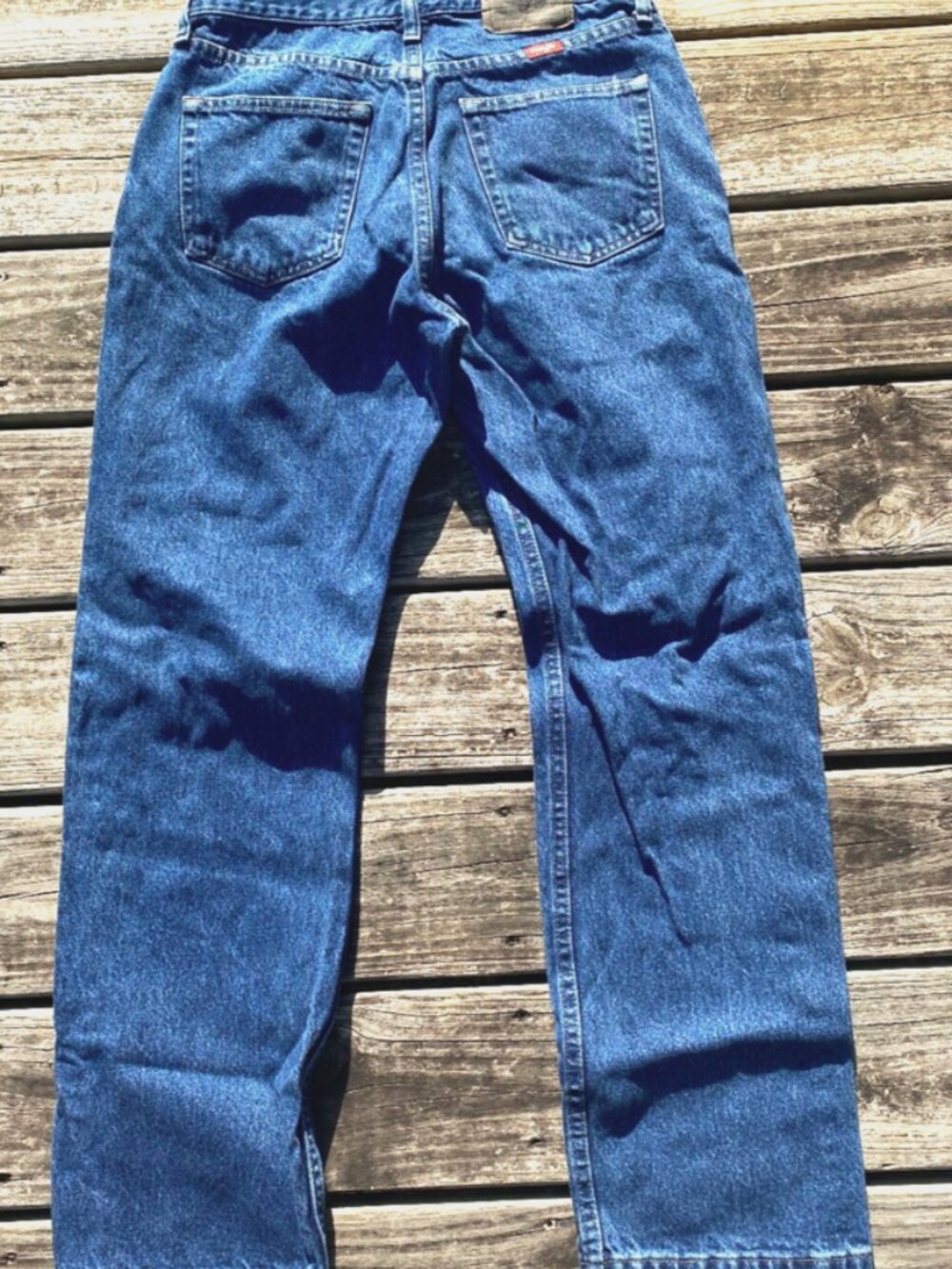 Wrangler Jeans Men's 5 pocket Regular Fit Premium Denim Blue Size 31 x 30 Cotton - Picture 3 of 8